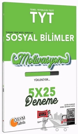 TYT Motivasyon Sosyal Bilimler 5x25 Denemesi – Esma Setenay Kaya – Yargı Yayınevi kitap kapağı
