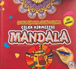 Mandala - Çilek Kırmızısı – Kolektif – Nurdan Yayınları kitap kapağı