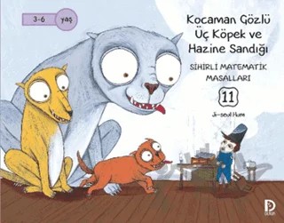 Kocaman Gözlü Üç Köpek ve Hazine Sandığı – Ji-seul Hum – Düşün Yayınları kitap kapağı