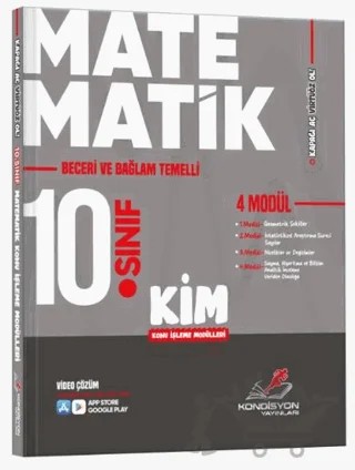 10. Sınıf Matematik Konu İşleme Modülleri (4 Modül) – Kolektif – Kondisyon Yayınları kitap kapağı