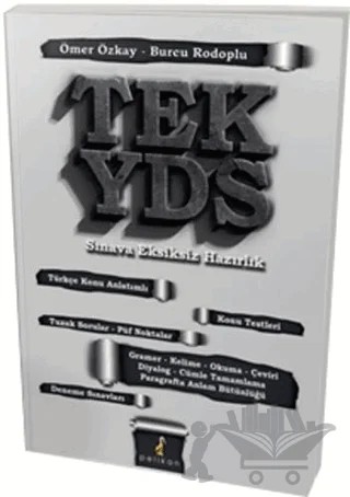 TEK YDS Sınava Eksiksiz Hazırlık – Burcu Rodoplu, Ömer Özkaya – Pelikan Tıp Teknik Yayıncılık kitap kapağı