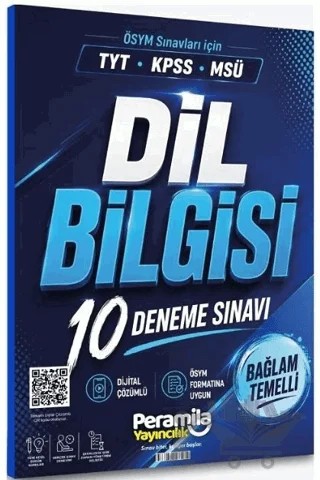 YKS TYT KPSS MSÜ Dil Bilgisi 10 Deneme Çözümlü – Kolektif – Peramila Yayıncılık kitap kapağı