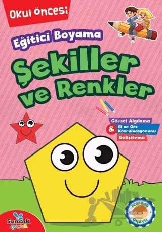 Şekiller ve Renkler – Kolektif – Sancak Çocuk kitap kapağı