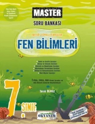 7. Sınıf Fen Bilimleri Master Soru Bankası – Kolektif – Okyanus Yayınları kitap kapağı