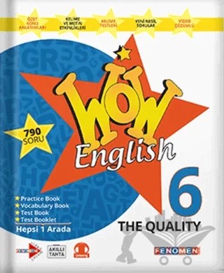 6. Sınıf Wow English The Quality Fenomen Okul – Kolektif – Fenomen Yayınları kitap kapağı