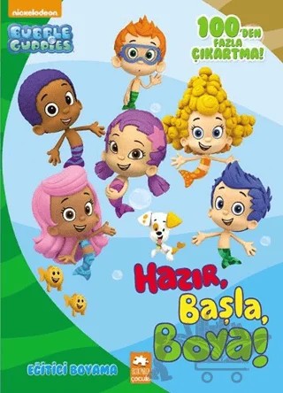 Kabarcık Çocuklar - Hazır, Başla, Boya! – Kolektif – Eksik Parça Yayınları kitap kapağı