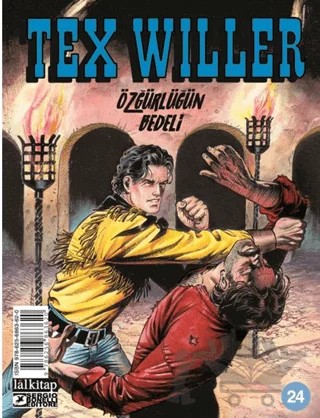 Tex Willer sayı 24 – Giorgio Giusfredi – Lal Kitap kitap kapağı