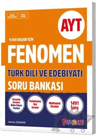AYT Türk Dili ve Edebiyatı Soru Bankası – Kolektif – Fenomen Yayınları kitap kapağı