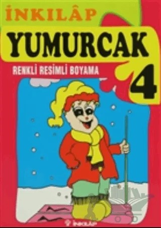Yumurcak 4 Renkli Resimli Boyama – Kolektif – İnkılap Kitabevi kitap kapağı