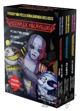 Pizzaplex'ten Hikayeler 3 Kitaplık Kutulu Set - Freddy'nin Pizza Dükkanı'nda Beş Gece – Scott Cawthon – Olimpos Çocuk kitap kapağı