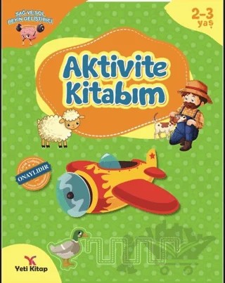 2-3 Yaş Aktivite Kitabım – Feyyaz Ulaş – Yeti Kitap kitap kapağı