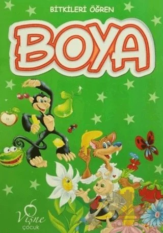 Bitkileri Öğren - Boya – Kolektif – Vişne Çocuk kitap kapağı