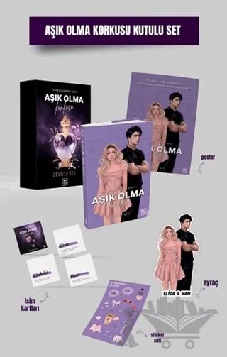 Aşık Olma Korkusu Kutulu Set – Zeynep Sey – Athica Yayınları kitap kapağı