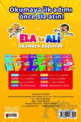 Ela ile Ali Okumaya Başlıyor ( 8 Kitap Set ) – Mehmet Buğra – Talas Yayınları kitap kapağı