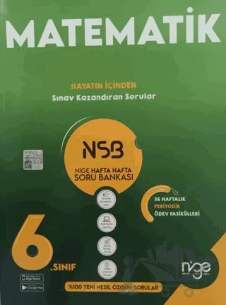 6. Sınıf Matematik NSB Hafta Hafta Soru Bankası – Kolektif – Startfen Yayınları kitap kapağı