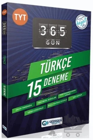 TYT Türkçe 365 Gün 15 Deneme – Kolektif – Gezegen Yayıncılık kitap kapağı
