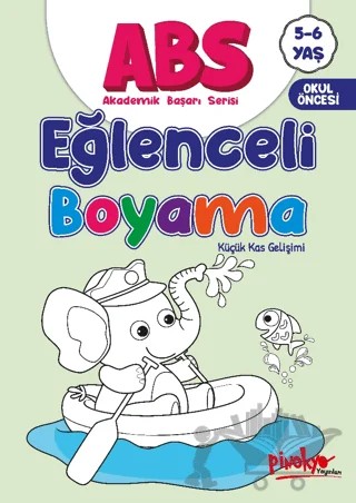 ABS 5-6 Yaş Eğlenceli Boyama – Buçe Dayı – Pinokyo Yayınları kitap kapağı