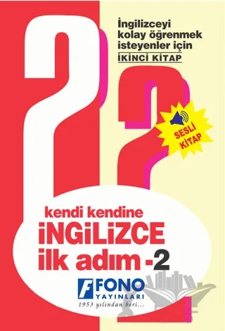 İngilizce İlk Adım 2 (Sesli Kitap) – Deniz Meriç – Fono Yayınları kitap kapağı