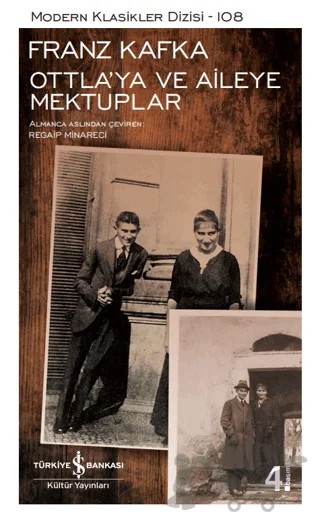 Ottla’ya ve Aileye Mektuplar – Franz Kafka – İş Bankası Kültür Yayınları kitap kapağı