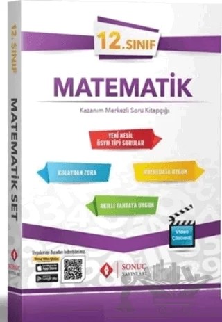 12. Sınıf Matematik Kazanım Merkezli Soru Kitapçığı Seti – Kolektif – Sonuç Yayınları kitap kapağı