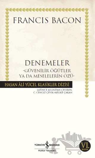 Denemeler – Francis Bacon – İş Bankası Kültür Yayınları kitap kapağı