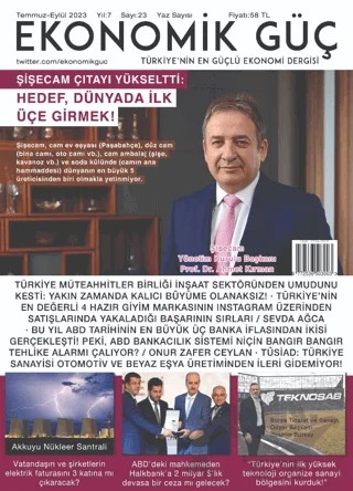 Ekonomik Güç Dergisi Sayı: 23 Temmuz - Eylül 2023 – Ekonomik Güç Dergisi kitap kapağı