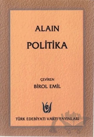Politika – Alain – Tedev Yayınları kitap kapağı
