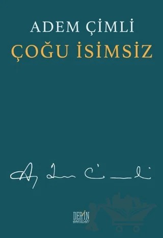 Çoğu İsimsiz – Adem Çimli – Derin Yayınları kitap kapağı