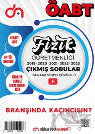 ÖABT Fizik Öğretmenliği Son Beş Yıl Çıkmış Sorular Tamamı Video Çözümlü – Kolektif – Dijital Hoca kitap kapağı