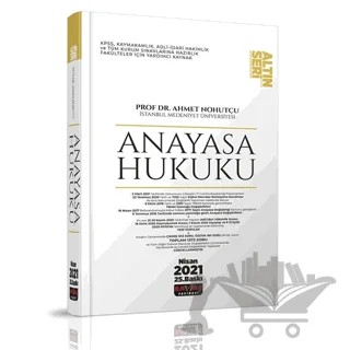 Anayasa Hukuku Konu Anlatımı – Ahmet Nohutçu – Savaş Yayınevi kitap kapağı