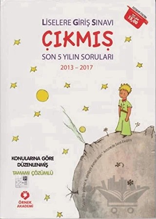 Liselere Giriş Sınavı Çıkmış Son 5 Yılın Soruları Konularına Göre Düzenlenmiş Tamamı Çözümlü – Kolektif – Örnek Akademi kitap kapağı