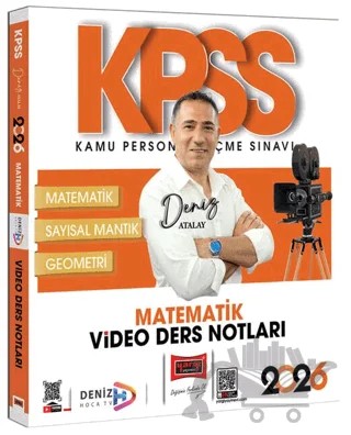 2026 KPSS Genel Yetenek Matematik Video Ders Notları – Deniz Atalay – Yargı Yayınevi kitap kapağı