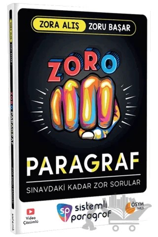 Zoro Paragraf Soru Bankası – Kolektif – Tonguç Akademi kitap kapağı