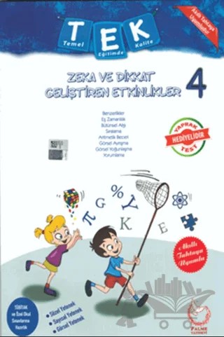 4. Sınıf Zeka ve Dikkat Geliştiren Etkinlikler – Kolektif – Palme Yayınları kitap kapağı