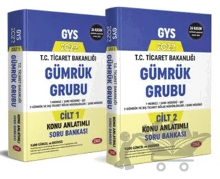 Ticaret Bakanlığı Gümrük Grubu Konu Anlatımlı Soru Bankası – Kolektif – Data Yayınları kitap kapağı