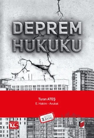 Deprem Hukuku – Turan Ateş – Adalet Yayınevi kitap kapağı