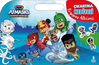 Pjmask Çıkartma Hediyeli Boyama Albümü – Kolektif – Doğan Çocuk kitap kapağı