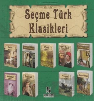 Seçme Türk Klasikleri Seti – Kolektif – Anonim Yayıncılık kitap kapağı
