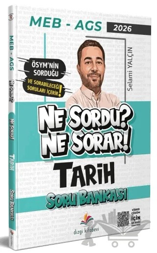 2026 MEB-AGS Tarih Soru Bankası Çözümlü – Selami Yalçın – Dizgi Kitap kitap kapağı