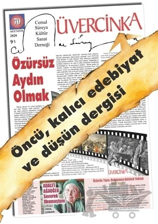 Üvercinka Dergisi Sayı: 70 Ağustos 2020 – Üvercinka Dergisi kitap kapağı