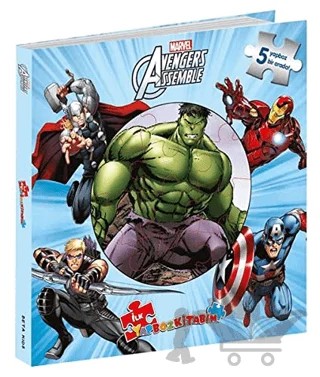 Marvel Avengers Assemble: İlk Yapboz Kitabım – Kolektif – Beta Kids kitap kapağı