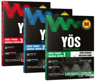 YÖS Genel Yetenek Soru Bankası Seti (1-2-3) – Kolektif – Metropol Yayınları kitap kapağı