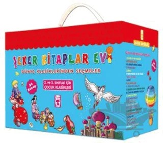 Şeker Kitaplar Evi (24 Kitap) – Anna Sewell, Beydeba, Daniel Defoe, Edmondo De Amıcıs, Felix Salten, Frances Hodgson Burnett, Grimm Kardeşler, Hans Chrıstıan Andersen, Joseph Rudyard Kipling, Jules Verne, Kolektif, Mark Twaın, Mevlana Celaleddin Rumi – Timaş Çocuk kitap kapağı
