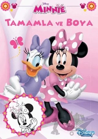 Disney Minnie - Tamamla ve Boya – Kolektif – Doğan Egmont Yayıncılık kitap kapağı