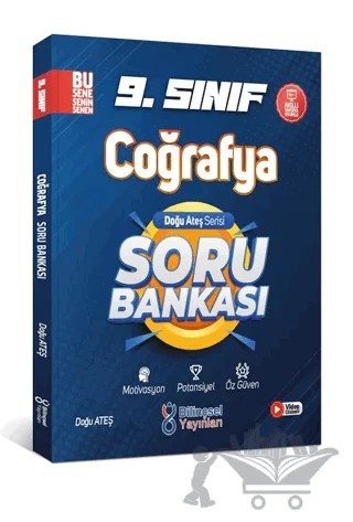 9. Sınıf Coğrafya Soru Bankası – Doğu Ateş – Bilinçsel Yayınları kitap kapağı