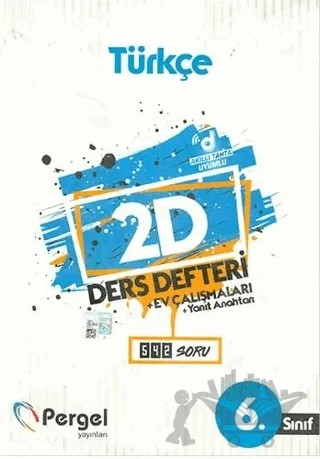 6. Sınıf 2022 Türkçe 2D – Kolektif – Pergel Yayınları kitap kapağı