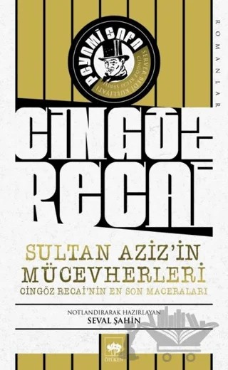 Cingöz Recai Sultan Aziz'in Mücevherleri – Peyami Safa – Ötüken Neşriyat kitap kapağı