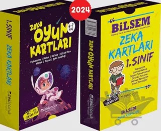 1. sınıf Bilsem Zeka Kartları / 6-7 Yaş Zeka Oyun Kartları – Kolektif – Zekiçocuk Eğitici Kitaplar kitap kapağı