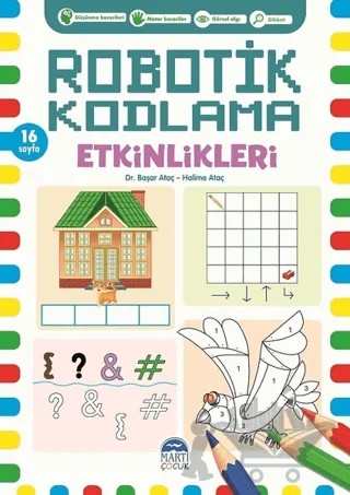 Robotik Kodlama Etkinlikleri - 4 – Başar Ataç, Halime Ataç – Martı Çocuk Yayınları kitap kapağı