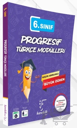 6. Sınıf Progresif Türkçe Modülleri – Burcu Aksu Yıldırım – Karekök Yayıncılık kitap kapağı